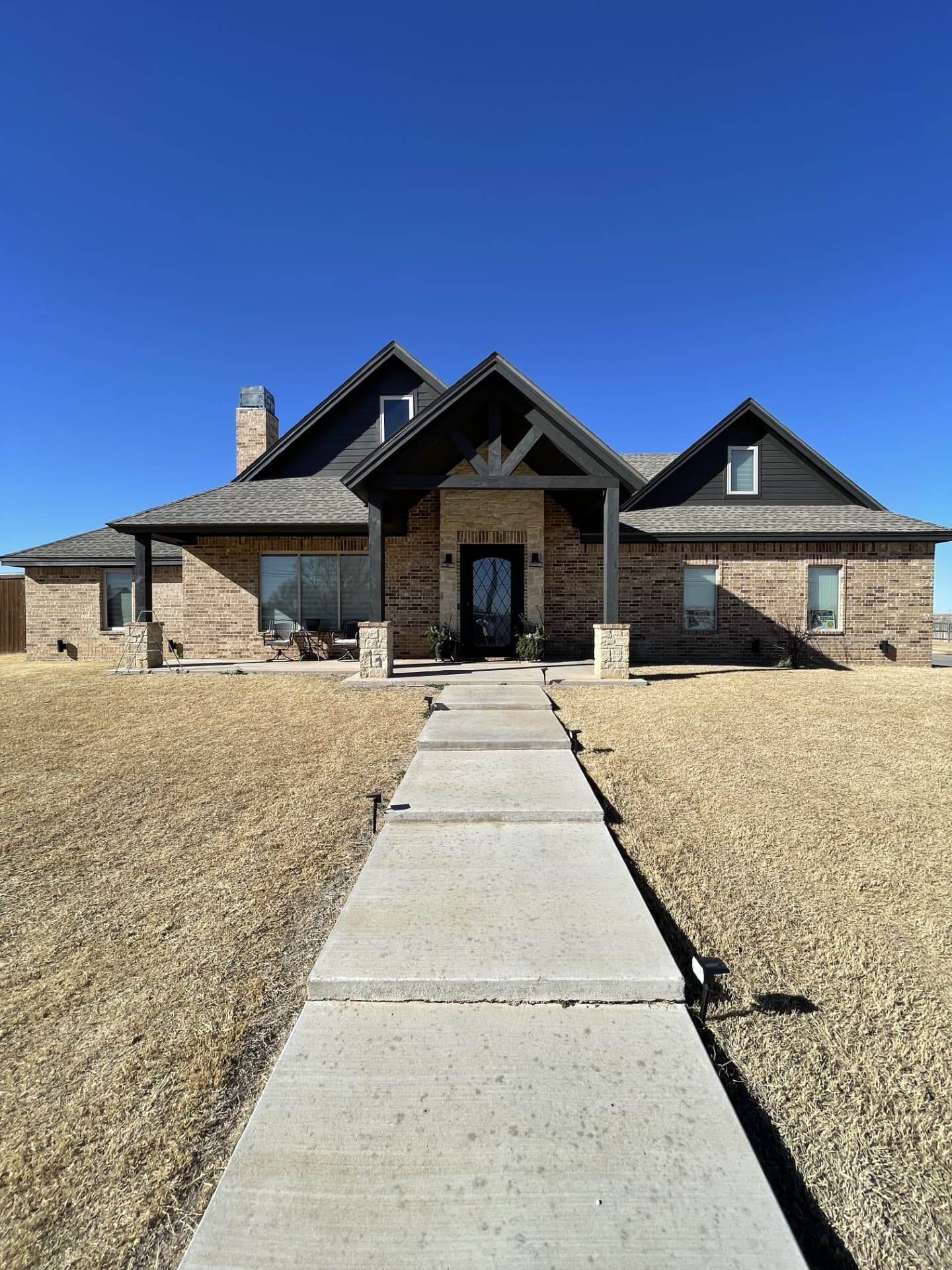 finished painting of a home.